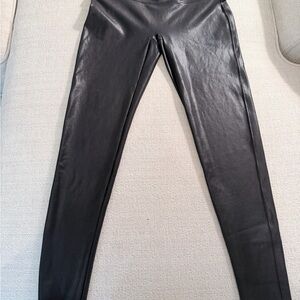 SPANX Shiny Black Leggings